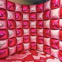 Hot Pink Party Decorations, Pink Balloon Wall, Bachelorette Party Decoration, Balloons Backdrop, Hot Pink Party, Balloons Wall, Pink Party Decorations, Balloon Background, Bachelorette Decorations