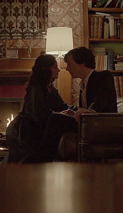 Sherlock and Irene - A Scandal in Belgravia. Your pulse was elevated. Your eyes were dilated. Sherlock And Irene, Sherlock Holmes Series, Lara Pulver, Sherlock Holmes Benedict, Irene Adler, Vatican Cameos, Sherlock Series, Sherlock Cumberbatch, Mycroft Holmes