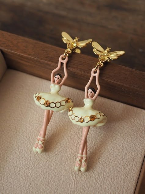 Ballet Earrings, Festival Crafts, Ballerina Earrings, Ballet Jewelry, Opera Ballet, Dance Earrings, Girly Jewelry, Shopping Spree, Girls Earrings