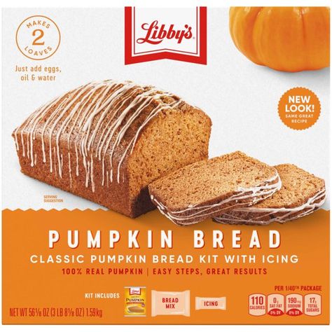 Libbys Pumpkin Bread, Libbys Pumpkin, Pumpkin Bread Mix, Baking Kit, Pumpkin Roll, Halloween Baking, Bread Mix, Best Pumpkin, Pumpkin Muffins