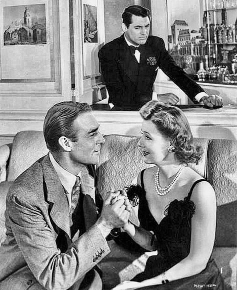 Randolph Scott, Cary Grant & Irene Dunne - My Favorite Wife (1940) Cary Grant Randolph Scott, Randolph Scott, Irene Dunne, Male Portraits, Classic Film Stars, Cary Grant, Actrices Hollywood, Magazine Articles, Male Portrait