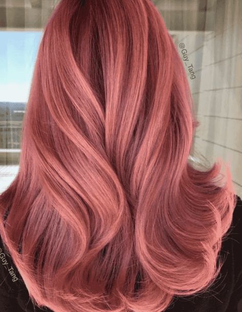 30 Best Rose Gold Hair Ideas Rambut Brunette, Gold Hair Colors, Gem Tones, Hair Color Rose Gold, Haircut Styles, Vlasové Trendy, Winter Hair Color, Rose Gold Hair, Hair Colours