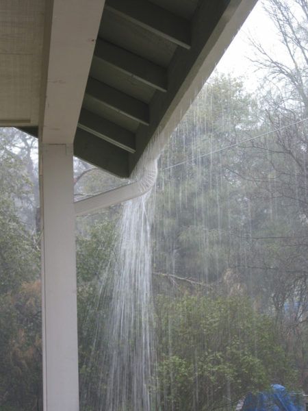 Gutter Overflow - 6 Top Causes and Easy Solutions Roof Water Drainage Ideas, Rain Gutters Drainage Ideas, Guttering Ideas, Gutters On House, Gutter Drainage Ideas, Roof Drip Edge, Gutter Downspout Extension, Pvc Gutters, Gutter Drainage