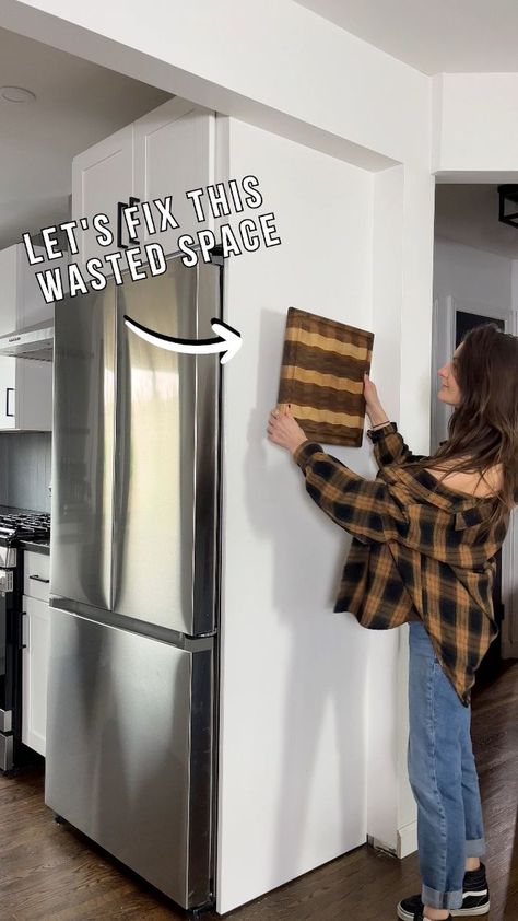 Easy DIY Small Kitchen Storage Idea! #diy #woodworking #organization | DIY Huntress | Giulio Cercato · Good Intentions Diy Wooden Shelves, Ikea Makeover, Woodworking Organization, Living Room Decor Neutral, Small Kitchen Layouts, Small Kitchen Storage, Storage Idea, Diy Kitchen Renovation, New Kitchen Designs