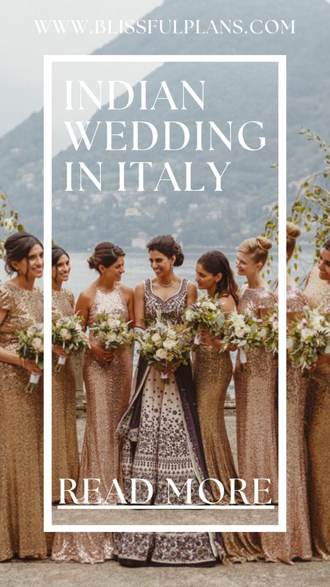 Indian wedding in Italy Indian Wedding In Italy, Luxury Indian Wedding, Flowers Stand, Indian Wedding Planner, Wedding Destinations, Romantic Backdrop, Wedding In Italy, Luxury Destinations, Italian Villa