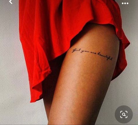 Small Thigh Tattoos, Upper Leg Tattoos, Infected Tattoo, Upper Thigh Tattoos, Tattoo Pierna, Unique Small Tattoo, Best Tattoos For Women, Small Girl Tattoos, Leg Tattoos Women