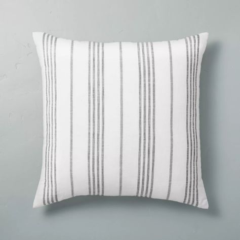 Magnolia Bedding, Target Pillows, Oversized Throw Pillows, Hearth & Hand With Magnolia, Textured Throw Pillows, Stripe Throw Pillow, Striped Throw, Hearth And Hand, Bright Designs