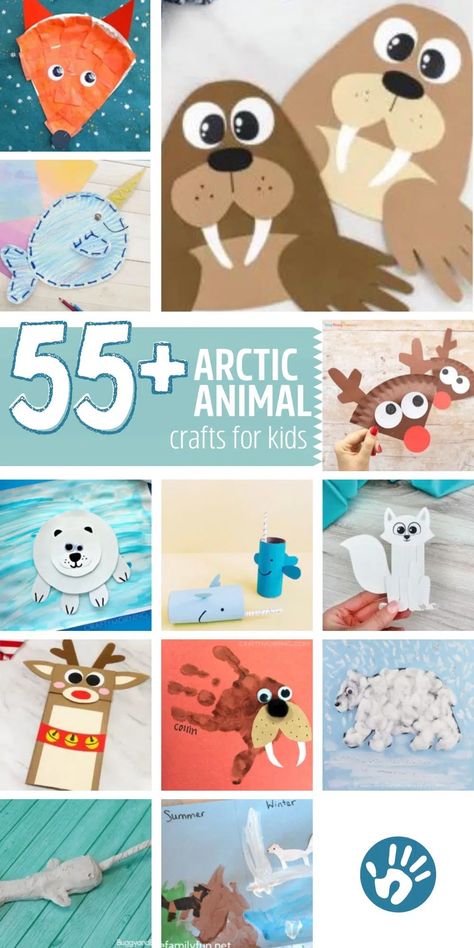 55+ Adorable Arctic Animal Crafts Actually for Kids - HOAWG Artic Animals For Preschoolers, Artic Animal Prek Activities, Arctic Seal Craft, Arctic Animal Fine Motor Activities, Arctic Animal Classroom Door, Artic Animals Crafts For Preschool, Arctic Theme Classroom, Artic Fox Craft For Kids, Attic Animals Preschool