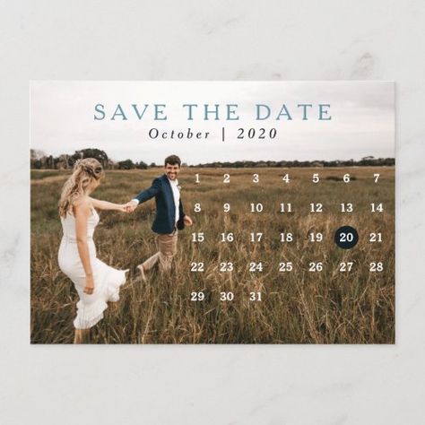 Classic Calendar Multiple Photo Save The Date Invitation #zazzle #weddinginvitations #birthdayinvitations #babyshowerinvitations #zazzleinvitations #monogram #businesscards #graduation #homedecor Safe The Date, Save The Date Pictures, Calendar Photo, Save The Dates Wedding, Unique Save The Dates, Save The Date Designs, Photo Save The Date, Date Invitation, 2020 Calendar