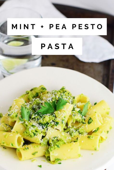 Mint Pesto Pasta, Pea Pesto Pasta, Mint Recipes Fresh, Pesto Pasta Dishes, Comfort Pasta, Pea Pesto, Dinner Quick, Entertaining Tips, Easy Autumn Recipes