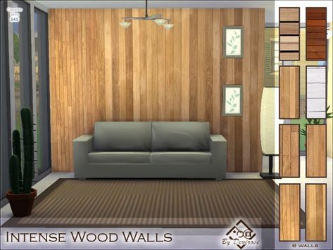 The Sims Resource: Intense Wood Walls Set by devirose • Sims 4 Downloads Sims 4 Walls, Play Sims 4, Cc Furniture, Sims 4 House Building, Wood Walls, Sims 4 Downloads, House Building, Sims 4 Houses, Sims 4 Cc