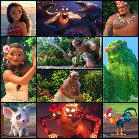 Moana, Disney Classics, Movies, Animation, Characters, Maui, Tala, Tui, Pua, Sina, Tamatoa, Heihei, Te Fiti, Te Kā Maui X Tala, Te Fiti, Moana Disney, Movies Animation, Princess Moana, Animation Characters, Ohana Means Family, Disney Classics, Favorite Movie