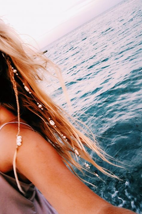 VSCO - toripalermo Hippie Hair, The Ocean, Blonde Hair, A Woman, Blonde, Hairstyles, Hair