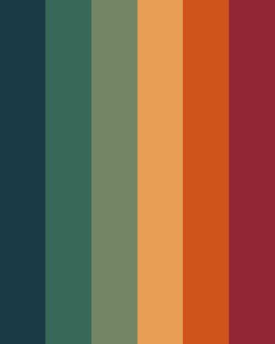 Bold Fall Color Palette, Different Colour Palettes, Colour Palette Colourful, Colorful Pallete Aesthetic, Interesting Colour Palettes, Bold Color Aesthetic, Color Palletes Art, Three Colour Palette, Cool Color Pallets