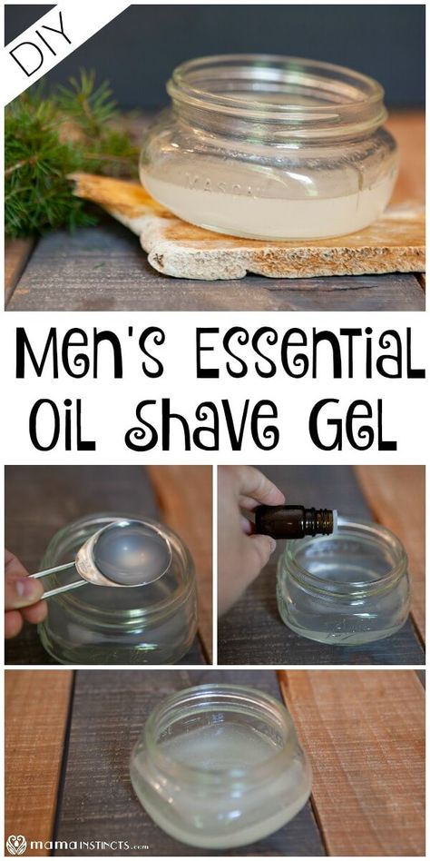 DIY Men's Essential Oil Shave Gel Men Crafts, Pamper Products, Diy Shaving Cream, Diy Beard, Shave Oil, Men Products, Shaving Gel, Men's Gifts, Beard Game