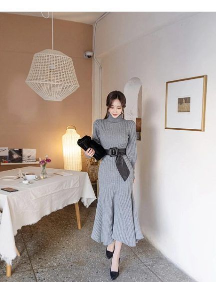 Turtleneck Women, Slim Bodycon Dress, Winter Turtleneck, Bodycon Sweater, Bodycon Sweater Dress, Slim Sweater, Plain Dress, Turtleneck Sweater Dress, Dresses 2020