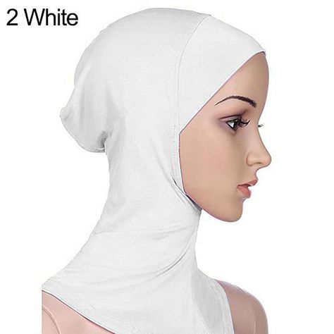 Soft Solid Color Women Full Cover Scarf Cap Underscarf Neck Head Bonnet Hat - black Specifications: High quality material, soft and comfortable. Provides complete coverage of your head, neck and ears. A good gift for your lover, family, friend and coworker. Type: Scarf Cap Gender: Women's Material: Modal Features: Full Cover, Solid Color Seasons: Spring, Summer, Autumn, Winter Size: One Size, but Elastic Length: 35cm/13.78" (Approx.) Width: 24cm/9.45" (Approx.) Package Includes: 1 x Scarf Cap