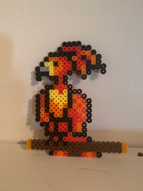 Phoenix Harry Potter, Phoenix Bird, Perler Beads Designs, Perler Bead Patterns, Perler Bead, Hama Beads, Bead Designs, Perler Beads, Diy Beads