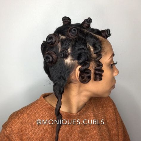 #naturalhairstyles hashtag on Instagram • Photos and Videos Bantu Knot Curls, Bantu Knots, Natural Hair Community, Protective Styles, Natural Texture, Hair Care, Halloween Face Makeup, Natural Hair Styles, Dreadlocks