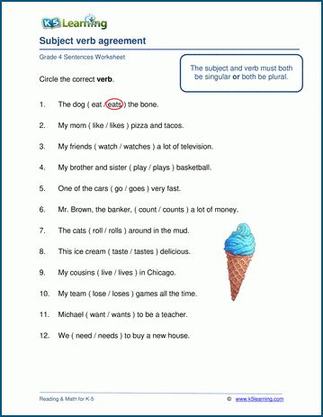 Subject Verb Agreement Worksheet Grade 4, Subject Verb Object Worksheet, Verbs Kindergarten, Subject Verb Agreement Worksheet, Subject Verb Object, Linking Verbs Worksheet, Nouns And Verbs Worksheets, Plurals Worksheets, Plural Nouns Worksheet