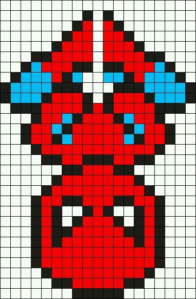 8 Bit Spiderman, C2c Spiderman Crochet Blanket, Peeler Bead Spiderman, Spiderman Beads Pattern, Marvel Fuse Beads, Fuse Beads Spiderman, Coffin Perler Bead Patterns, Choco Cat Perler Beads, Spiderman Perler Beads Pattern