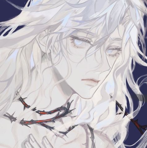 Long White Hair, A God, Ethereal Art, Boy Art, Colorful Drawings, Art Inspiration Drawing, Horror Game, White Hair, Pretty Art