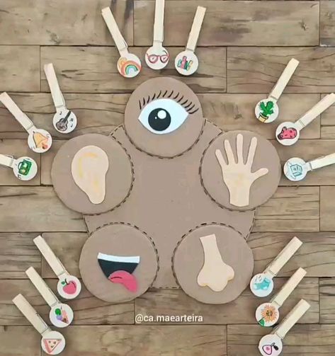 Hands On Toddler Activities, My Face Activities For Preschool, 5 Senses Preschool Crafts, My Body Crafts For Kids, My Body Activities For Preschoolers, Senses Activities Preschool, Activities For 2 Year Kids At Home, Preschool Senses, Handmade For Kids