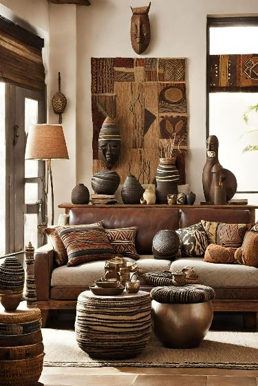 Afro Boho Living Room, African Style Interior, African Tapestry, Afro Boho Decor, African Bedroom, African Decor Living Room, African Room, African Style Decor, African Interiors