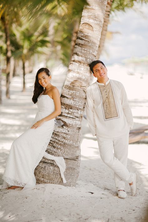 Beach Wedding Barong, Filipino Beach Wedding, Groom Suit Summer, Panglao Bohol, Serenade Of The Seas, Beach 2024, Beach Wedding Groom, Singles Cruise, Filipino Wedding