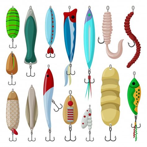 Fishing Lures Art, Fishing Bobber, Summer Baby Shower, Fish Logo, Acrylic Painting Tips, Fish Drawings, Fish Painting, Cartoon Icons, Business People