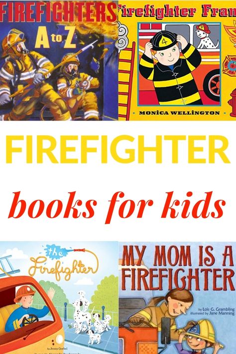 This great list of children's books about firefighters is perfect for the preschool crowd. You'll also find books about fire trucks and fire-themed ideas. #preschoolbooks #booksforkids #preschool #firefighters #firepreventionweek Fire Safety Preschool, Easy Chapter Books, Fire Safety Week, Fire Prevention Week, Touch And Feel Book, Firefighter Family, Community Helpers Preschool, Safety Week, Tot School