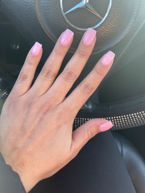 Bubble Bath Pink Nails, Natural Nails Dip, Bubble Bath Nails, Nails Dip, Nail Acrylic, Simple Gel Nails, Nail Envy, Pink Acrylic, Pink Acrylic Nails