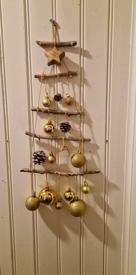 Driftwood Tree, Driftwood Diy, Xmas Crafts, Christmas Crafts, Christmas