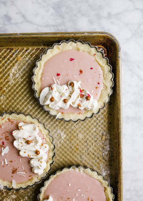 Chocolate And Raspberry Tart, Raspberry Ganache, Raspberry Tarts, Vanilla Whipped Cream, Tart Shells, White Chocolate Raspberry, Lemon Raspberry, Wood Spoon, Chocolate Raspberry