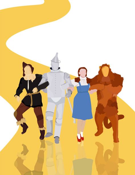 The Wizard of Oz Inspired Print Digital Wizard of Oz - Etsy Wizard Of Oz Illustration, Wizard Of Oz Poster, Oz Illustration, Wizard Of Oz Color, Wizard Of Oz Pictures, Wizard Oz, Wizard Of Oz Characters, City Cartoon, The Wonderful Wizard Of Oz