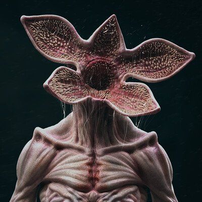 ArtStation Demogorgon Drawing, Stranger Things Creature, Stranger Things Monster, Stranger Things Demogorgon, Demogorgon Stranger Things, Stranger Things Upside Down, Genos Wallpaper, Stranger Things Halloween, Gothic Fantasy Art