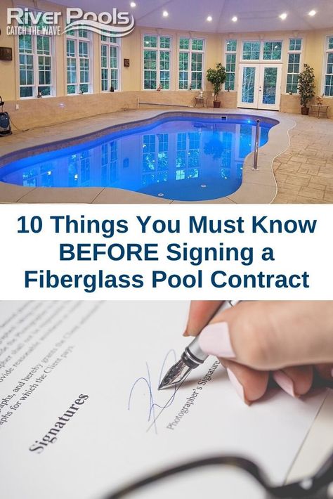 Thinking of buying a fiberglass pool? Here's what you need to know before you sign anything! Inground Fiberglass Pool Ideas, Back Yard Pool Ideas, Fiberglass Pool Ideas Backyards, Fiberglass Pool Ideas, Fiberglass Pool Cost, Small Fiberglass Pools, Pool Deck Ideas Inground, Fiberglass Pool Installation, Swimming Pool Cost