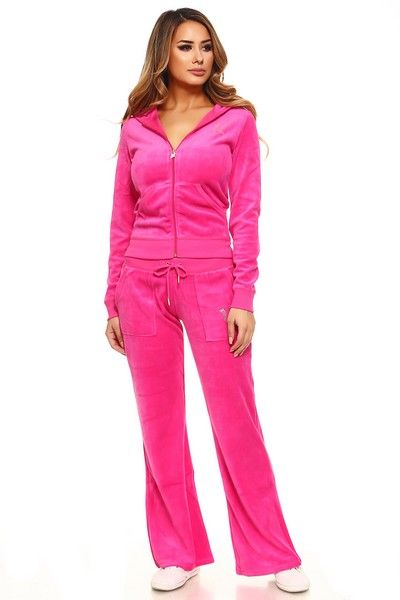 Mariah Longo - Yelete   2018 Girl Group Halloween Costumes, Juicy Couture Tracksuit, Velour Jacket, Velour Tracksuit, Velour Pants, Track Suit, Y2k Fashion, Comfy Outfits