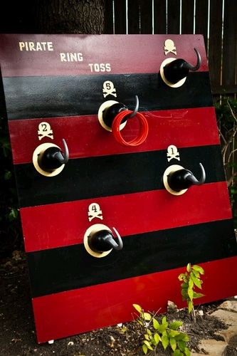 Pirate Themed Games, Goonies Party, Pirate Party Games, Pirate Halloween Party, Pirate Ideas, Pirate Themed Birthday, Children Day, Talk Like A Pirate, Pirate Games