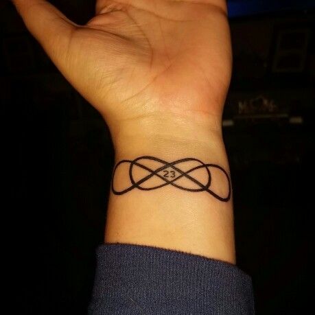 Infinity symbol with number Infinity Number Tattoo, Infinity Number, Number Tattoo, Number Tattoos, Infinity Symbol, Pune, Infinity Tattoo, Tattoos And Piercings, In The Middle