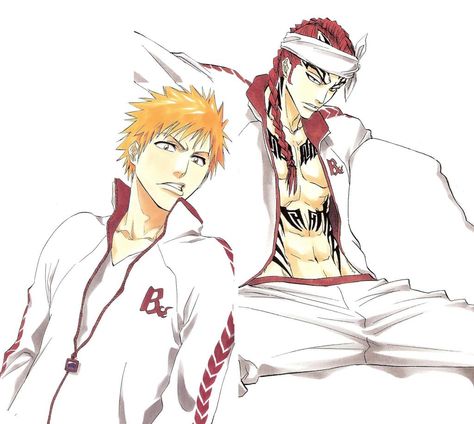 Ichigo X Renji, Red Pineapple, Bleach Renji, Abarai Renji, Ichigo Manga, Kuchiki Byakuya, Renji Abarai, Bleach Anime Art, Bleach Fanart