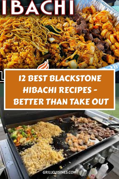 Find the best Blackstone Hibachi recipes for your griddle! From teriyaki chicken to hibachi garlic noodles, hibachi steaks explore easy-to-make and incredibly tasty dishes perfect for your next hibachi-style feast on the griddle. Asian Food On Blackstone, Chicken Teriyaki Recipe Blackstone, Black Stone Meals Healthy, Black Stone Asian Recipes, Good Blackstone Recipes, At Home Hibachi Dinner On Blackstone, Cooking Hibachi On Blackstone, Hibachi On Flat Top Grill, Easy Blackstone Hibachi