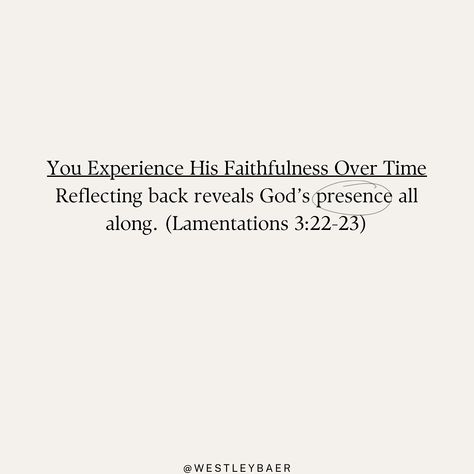 Even when we can’t always see or feel it, God is moving in the details of our lives. Through trials, blessings, and everything in between, He is shaping us for His purpose. 🙌 • 🌱 What signs have you seen in your own life lately? • • #trustgod #godisgood #christian #faithful #bibleverse #bibleverses #verses #bible #biblestudy #leaders #faithquotes Lamentations 3 22 23, Verses Bible, Life Lately, Feel It, Have You Seen, God Is Good, Trust God, Faith Quotes, God Is