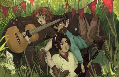 🎈stalling for time🌿 Heyy here’s that drawing i spent 11 hours on! It’s of my friends and I in our The Last Of Us AU where we’re a group… | Instagram Friend Group Drawing, Group Drawing, Friend Group, Re A, Last Of Us, A Group, Drawings, Instagram, Art