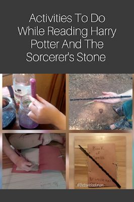 Harry Potter And The Sorcerers Stone Activities, Sorcerers Stone Party, Harry Potter Sorcerers Stone Party, Harry Potter Book Club, Harry Potter Sorcerers Stone, Harry Potter Unit Study, Reading Harry Potter, Morning Baskets, Harry Potter Activities