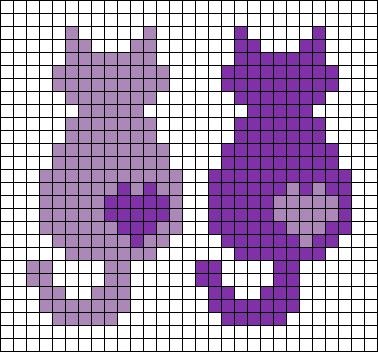 Pixel Art Animals, Pixel Grid, Crochet Wall Art, Crochet Cat Pattern, Pixel Crochet, Tapestry Crochet Patterns, Pola Kristik, Crochet Blocks, Cats Love