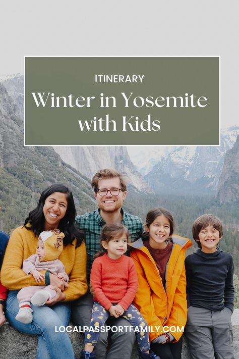 Yosemite national park itinerary Yosemite In December, Yosemite With Kids, Yosemite Winter, Yosemite Sequoia, November Activities, San Fran, Winter Kids, Yosemite National, Amazing Adventures