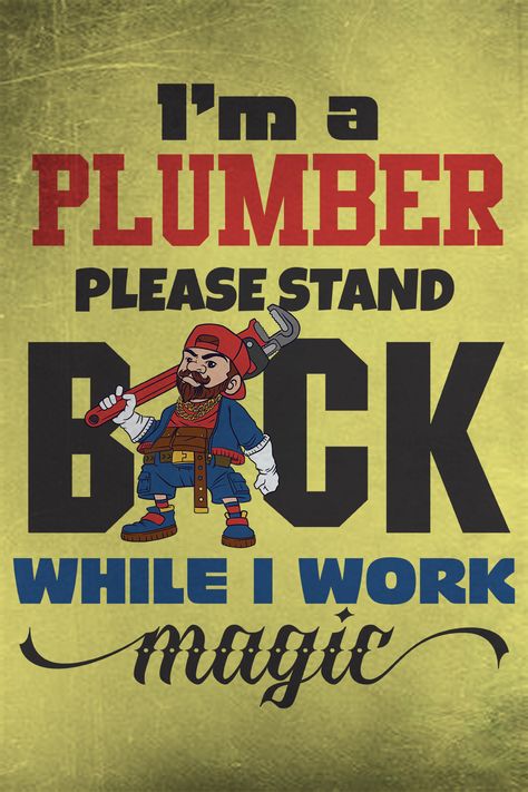 Discover our hilarious designs with witty phrases and clever designs. Show your love for plumbing with a touch of humor that will make you laugh wherever you go. Plumbing Quote, Plumbing Humor, Clever Design, Tshirt Design, Mario Bros, Plumbing, Classic T Shirts, Mario, Tshirt Designs