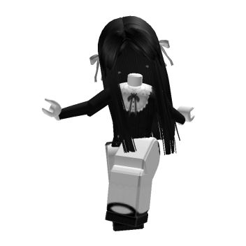 Dark Coquette Roblox Avatar, Black And White Roblox Avatar, Roblox Avatars Black, Black Roblox Avatar, Roblox Girl Avatar, Emo Roblox Outfits, Emo Roblox, Emo Fits, Roblox Ava