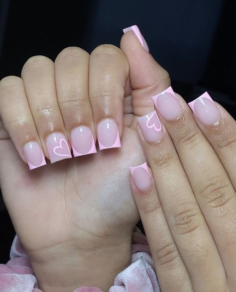 Nail Overlay Ideas, Short Nail Inspo, Overlay Ideas, Nail Overlay, Short Pink Nails, Overlay Nails, Cute Short Nails, Hard Nails, Perfect Manicure